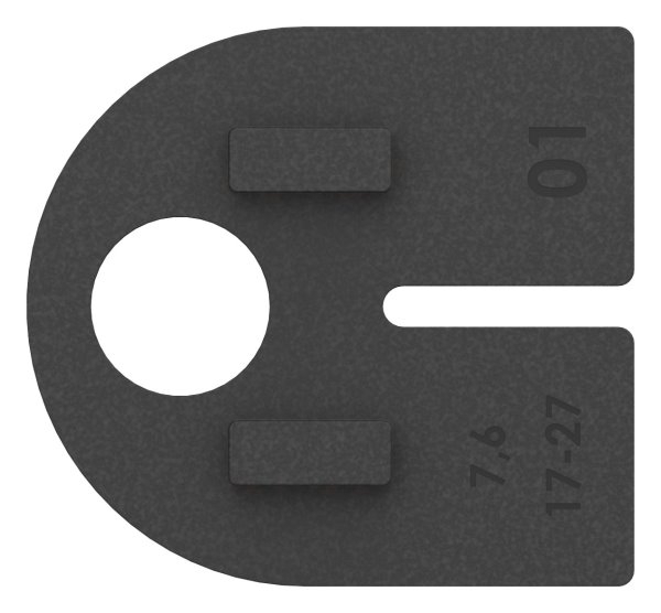 1 Paar Gummis zu Glasklemme 63x45x30 mm AbZ fuer 3 mm Blech-10-2419ABZ.0