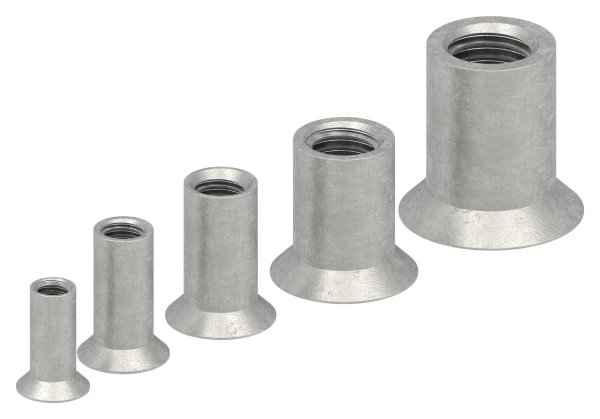 Huelsenmutter Edelstahl V2A M10x20 Senkkopf Innensechskant-88-1158382-240.10