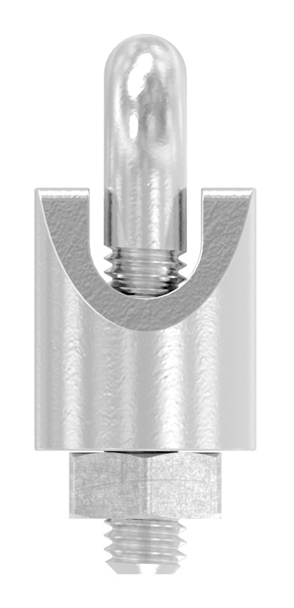 Drahtseilklemme - fuer Seil Ø- 2 mm - Gewinde- M3 - V4A-11-2928.2