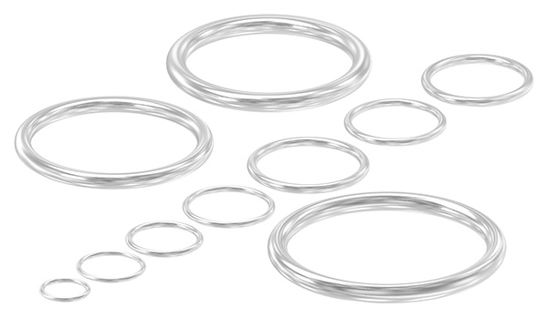 Ring | Außen-Ø: 124 mm | Materialstärke: 12 mm | V2A