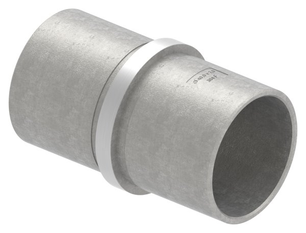 Steckverbinder V2A fuer Rohr Ø 40-0x2-0 mm mit Mittelsteg-88-1150042-240.40