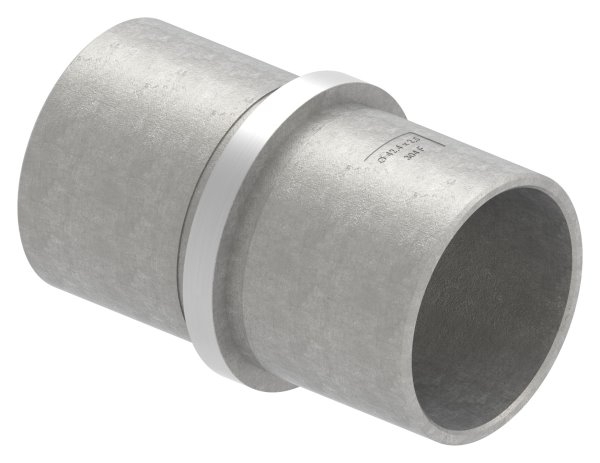 Steckverbinder V2A fuer Rohr Ø 42-4 x 2-5 mm mit Mittelsteg-11-3374.4