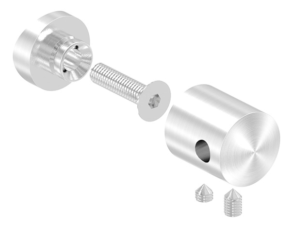 Seilhalter für Zwischenpfosten | Für Seil Ø 5 mm | Anschluss Ø 42,4 mm | V2A