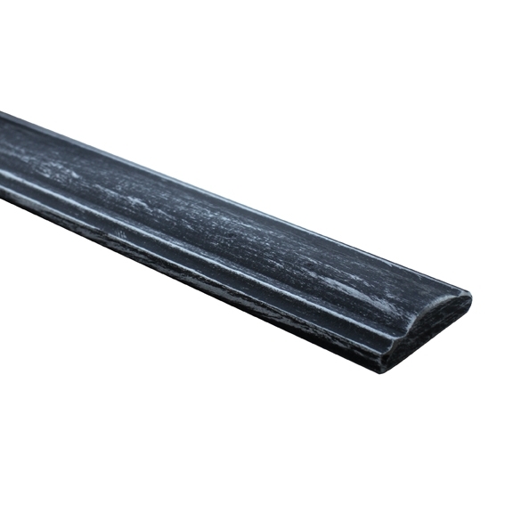 Zierhandlauf Stahl 50 x 14 mm L = 3000 mm dekoriert-89-11P01550X143M-A.4