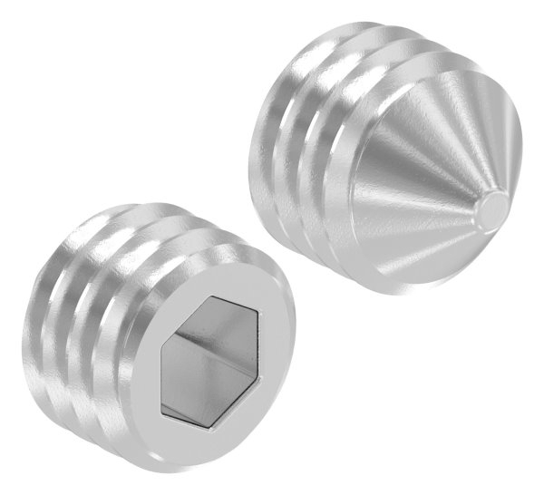 Gewindestift V2A M8x8 Innensechskant Spitze DIN 914-88-1158308-240.8