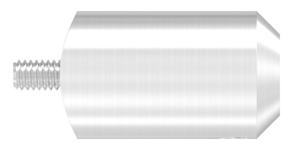 Querstabhalter Edelstahl V2A Bohrung Ø 12-5 mm Anschluss Ø 42-4 mm geschliffen Korn 240-88-1150535-240.42