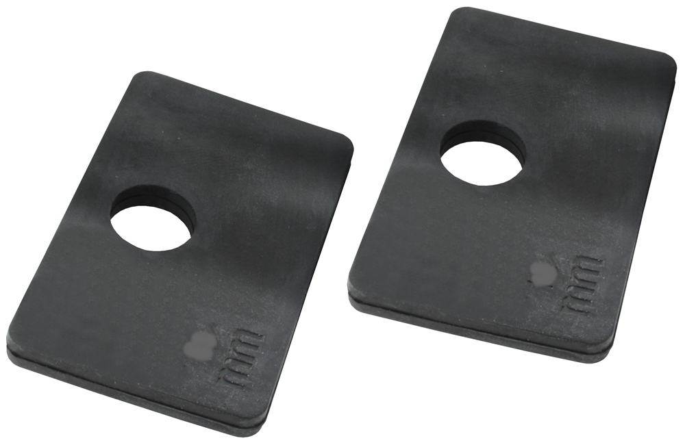 Gummieinlage fuer Glashalter- Glasstaerke 8 mm- Modell 26- Schwarz-18-2608-A.0
