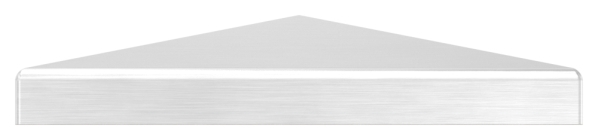 Pfostenkappe Edelstahl für Vierkantrohr: 100x100 mm geschliffen V2A