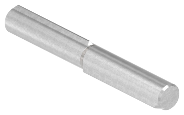 Anschweißband, Länge: 140mm, fester Zapfen, V2A