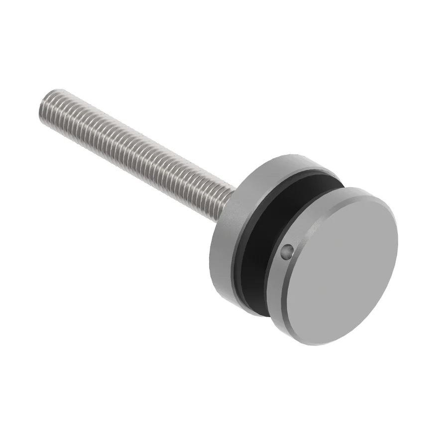 Glaspunkthalter Ø 40 mm- V2A- Anschluss- Flach-10-5041-A.4