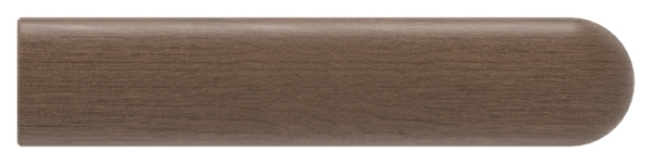 Holzhandlauf Nussbaum Ø 42 mm Laenge 200 mm lackiert-88-11HHM.NU42