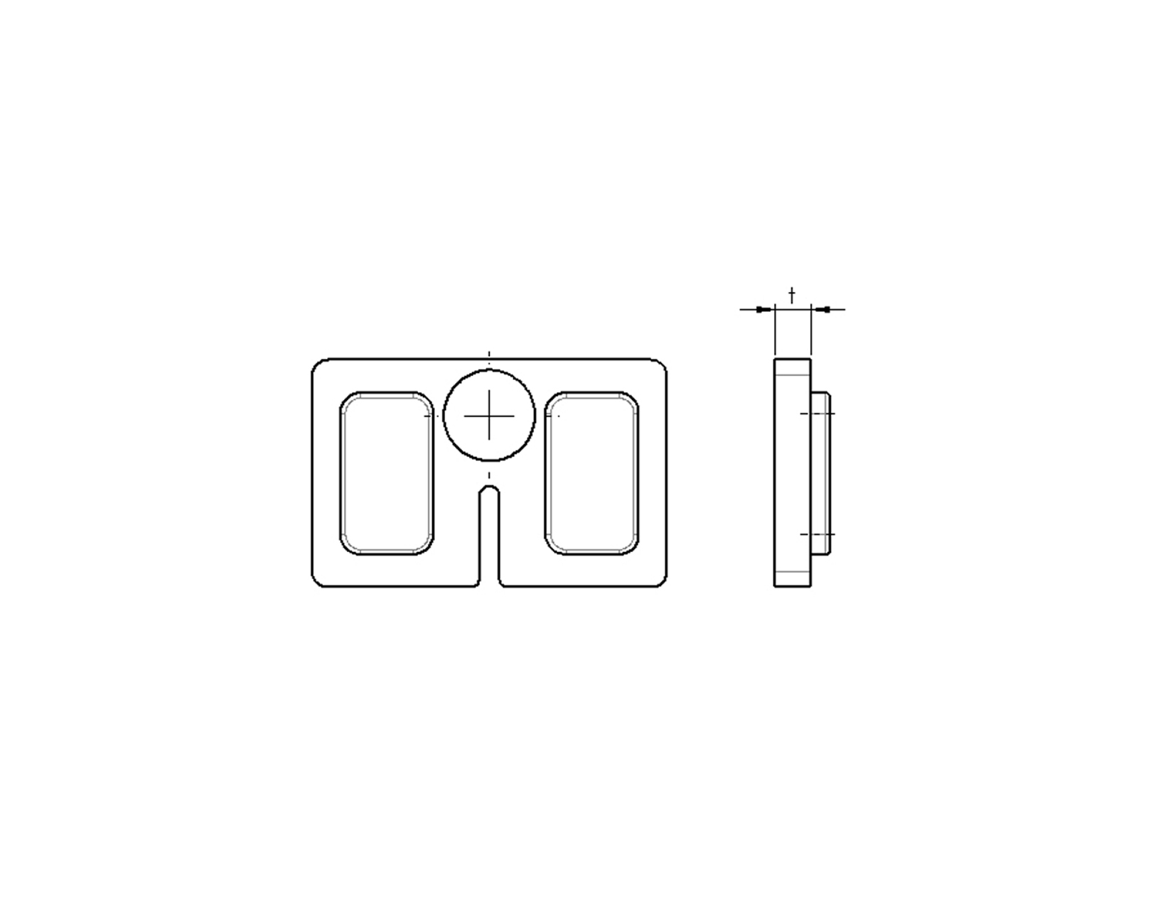 Gummieinlage fuer Glashalter- 12 mm Glas- Modell 230P-700-900-89-11A1923P12-A.4