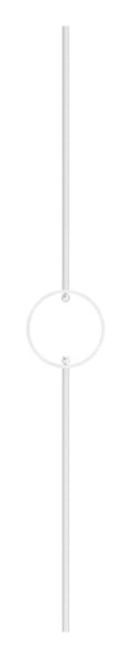 Designstab Edelstahl V2A Ø 12 mm L = 1000 mm geschliffen Korn 240-88-1156306.240