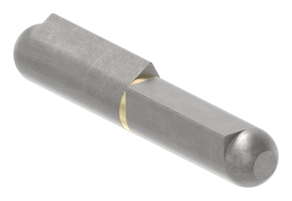 Anschweissband mit Messingring und -stift- Laenge- 60mm-88-1156515-ST.60