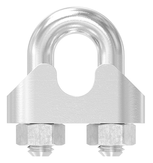 Drahtseilklemme | für Seil Ø: 6 mm | Gewinde: M5 | V4A