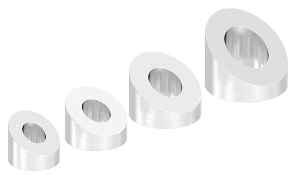 Formanschluss | für flachen Anschluss | Gewinde M8 | V2A