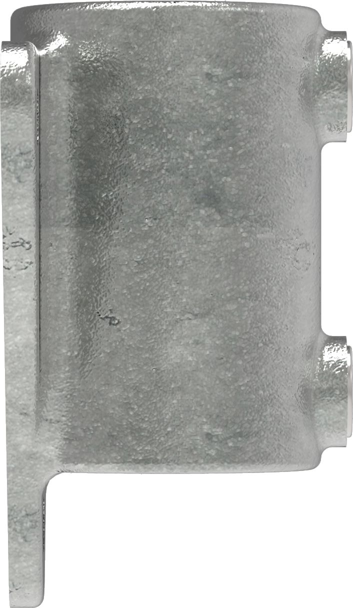 Rohrverbinder | Wandhalter Dreieckflansch | 146D48 | 48,3 mm | 1 1/2" | Feuerverzinkt u. Elektrogalvanisiert