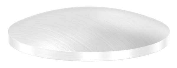 Kloepperboden Ø 33-7 mm leicht gewoelbt zum Aufschweissen  V2A - Hoehe 2-0 mm-11-2302.4