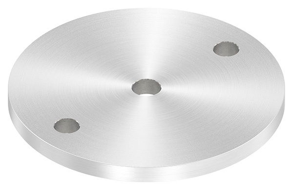 Ankerplatte Ø 120 x 8 mm mit Zentrierbohrung- Ø 12-5 mm V2A-11-2226R.4
