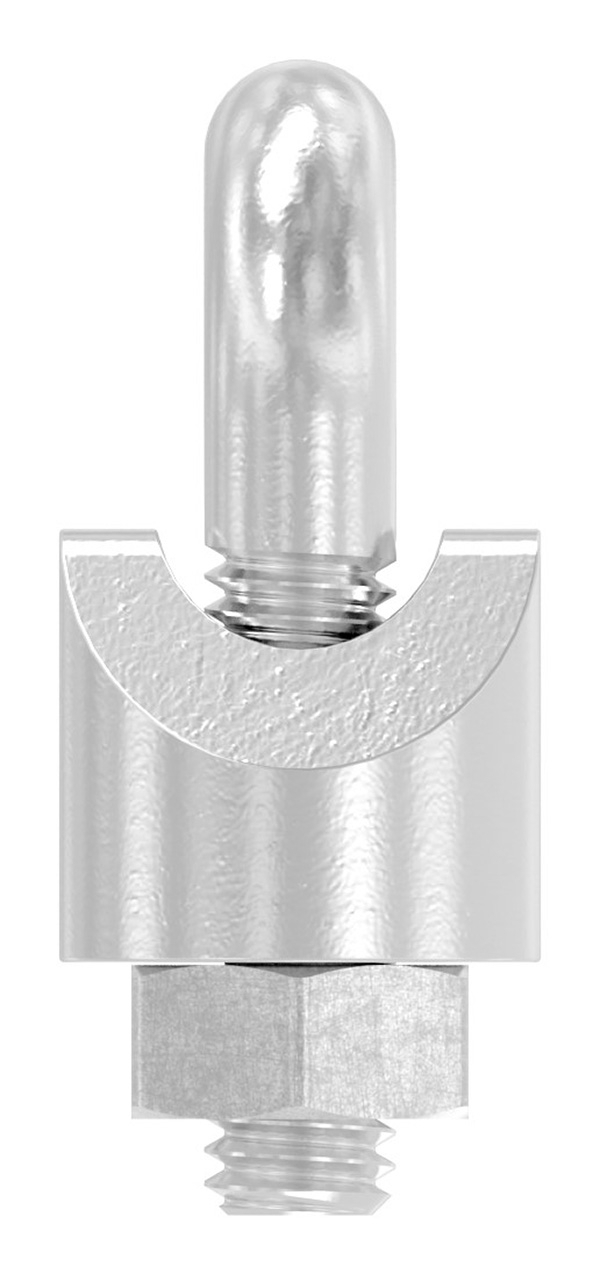Drahtseilklemme | für Seil Ø: 4 mm | Gewinde: M5 | V4A