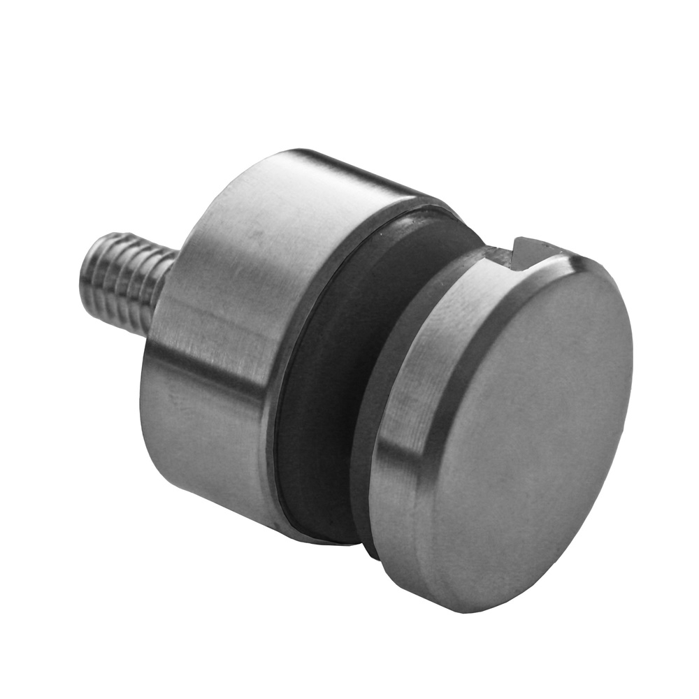 Glas-Punkthalter Ø 30 mm | für Anschluss: flach | Zink