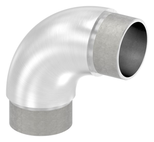 Rohrbogen 90° rund V2A für Rundrohr Ø 42,4x2,0 mm