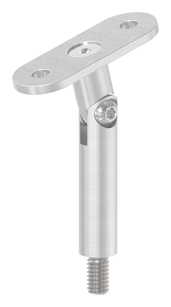 Gelenkstift mit Halteplatte | Anschluss: flach | V2A