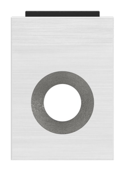 Halteboden fuer Glas Anschluss Ø 33-7 mm - Edelstahl V2A-10-5308-4-1.2
