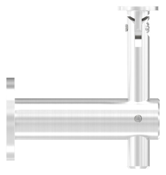 Handlaufhalter V2A Wandabstand 80 mm Ronde Ø 50 mm Gelenk flach-11-2066.4