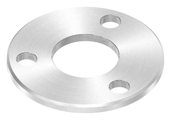 Ankerplatte Ø 100 x 6 mm mit Zentrierbohrung: Ø 42,8 mm V2A
