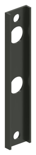 Adapter fuer Gittertorschloesser GTS2- fuer Rundrohre Ø 33 - 60mm- RAL 6009 tannengruen-88-1156705-ALU.6009