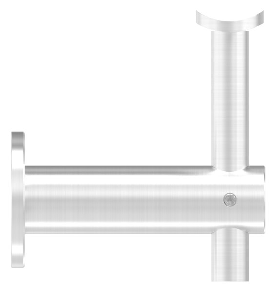 Handlaufhalter mit Halteplatte für Ø 42,4 mm V2A