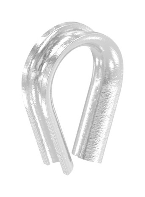 Kausche | für Seil Ø: 2 mm | V4A