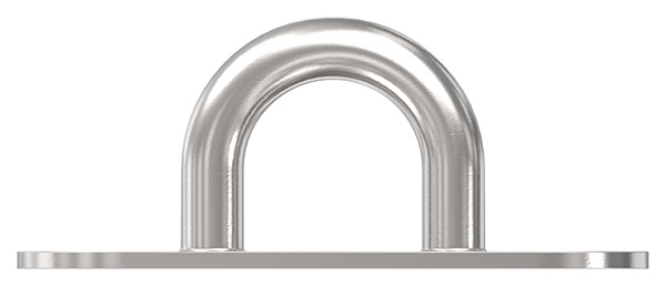 Befestigungsoese oval Edelstahl V4A 10 mm Rundeisen mit 2 Bohrungen-88.11100074010