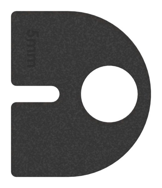 Gummieinlage Gummi fuer Blech 5-0 mm Modell 30-88-113005.GU