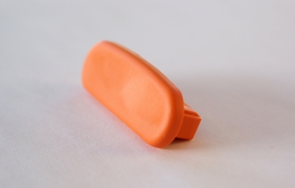 Endkappe für Kunststoffhandlauf für 40 x 8mm, reinorange