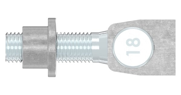 Torband M18 verstellbar schweißbar Stahl (roh) S235JR