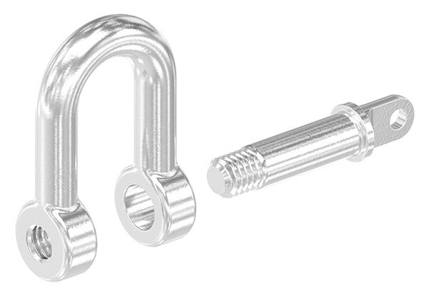 Schäkel | für Seil Ø: 6 mm | V4A