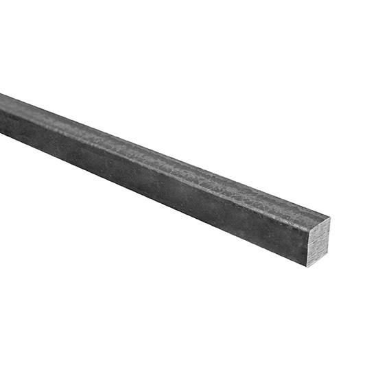 Vierkantstange Stahl 12x12 mm- 3000 mm lang- roh-89-1112X123M-A.4