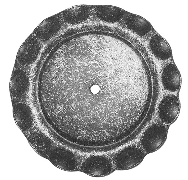 Rosette - Zierteil -  Ø 65x5 mm - Stahl -Roh- S235JR-30-2651.8