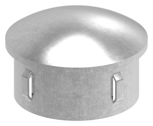 Stahlstopfen - leicht gewoelbt - fuer Ø 60-3x1-8-2-2 mm - Stah S235JR- roh-30-2906.8