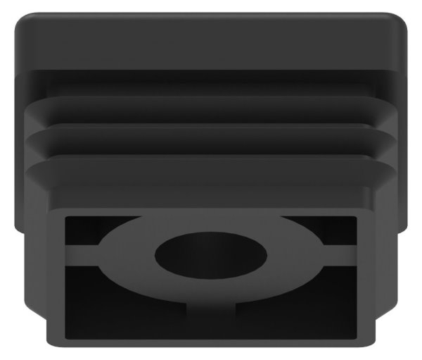 Kunststoffkappe fuer Quadratrohr 40x40mm mit M10-88-11178-40X40.M10