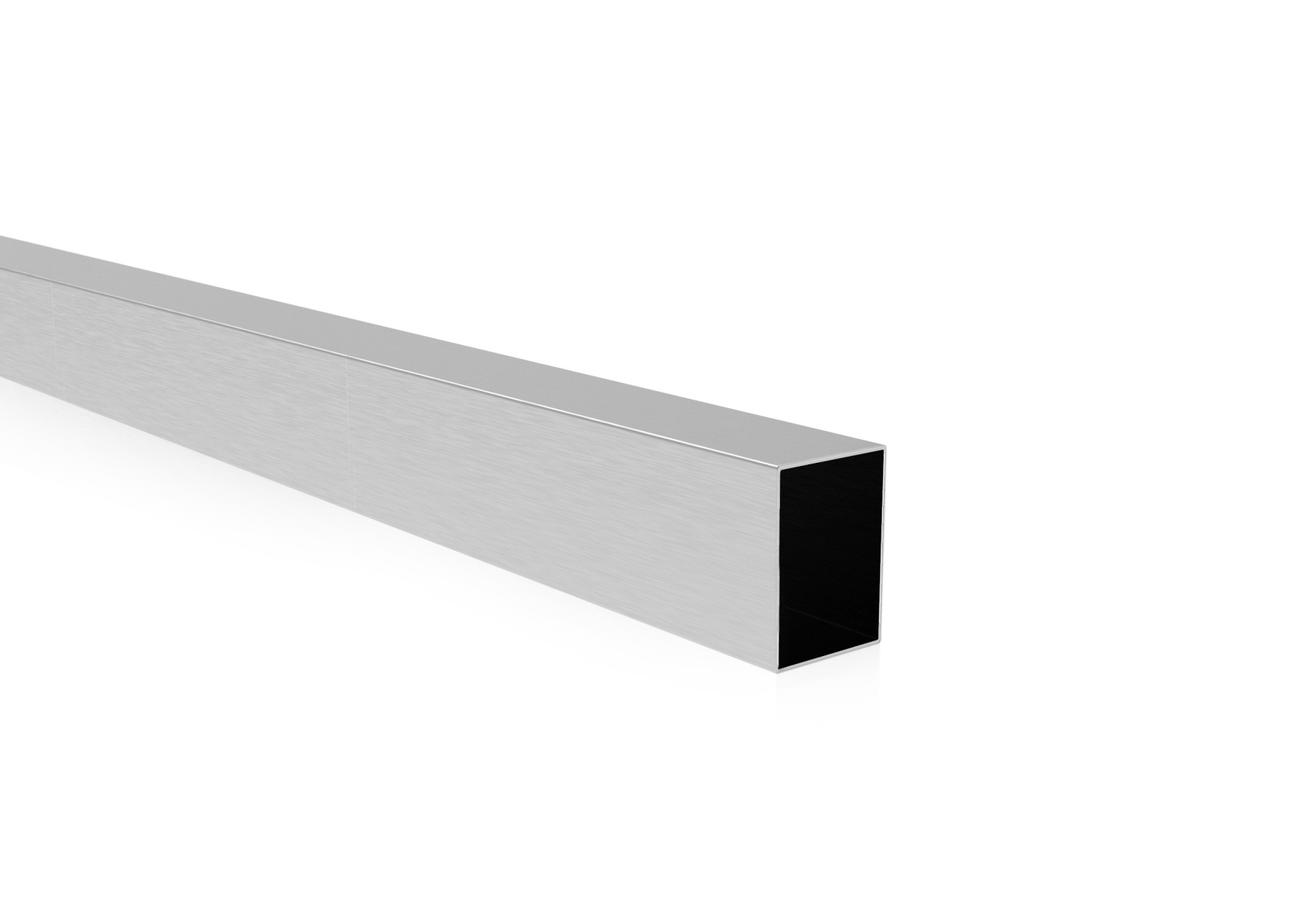 Edelstahlprofil Edelstahl AISI 304 20 x 30 x 0-4 mm Laenge 6000 mm geschliffen-89.A20X30X046000