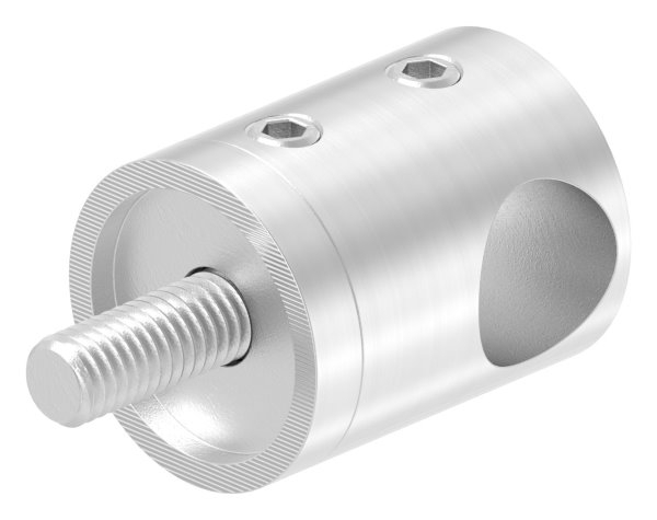 Querstabhalter V2A fuer Ø 12 mm Stab gerader Anschluss-11-1011.4