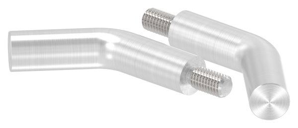 Edelstahl Traegerstift 135° gebogen Ø 14 x 60 mm - M8x15 - zum Anschweissen -V2A-11-2163.4