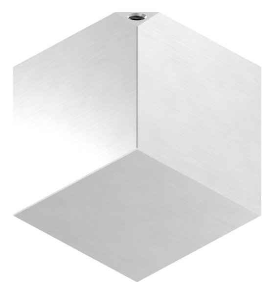 Wuerfel 80x80 mm mit Gewinde M8 V2A-11-2593.4