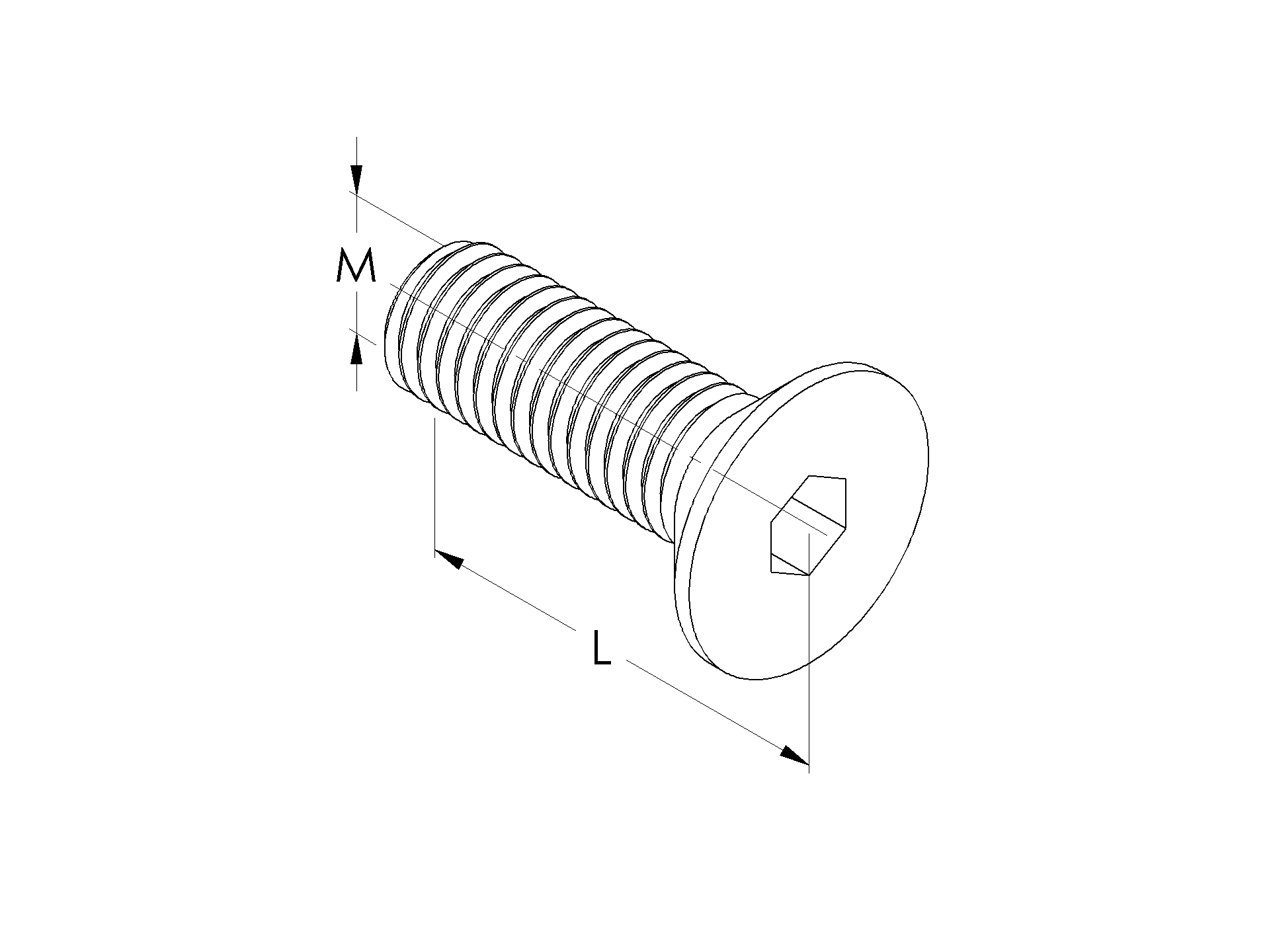 Befestigungsschraube | mit Gewinde: M6x16 mm | für Blechhalter | V2A