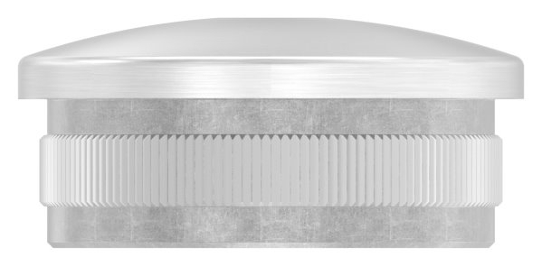 Rohrstopfen fuer Ø 42-4x2-0 mm leicht gewoelbt mit M8 zum Einschlagen V4A-11-5231.1