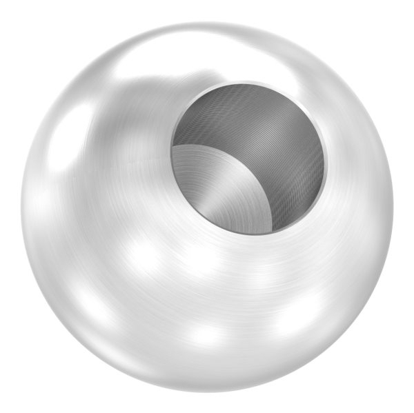 Kugel - Ø 30 mm - mit Sackloch- 12-6 mm - V2A-11-4029.4