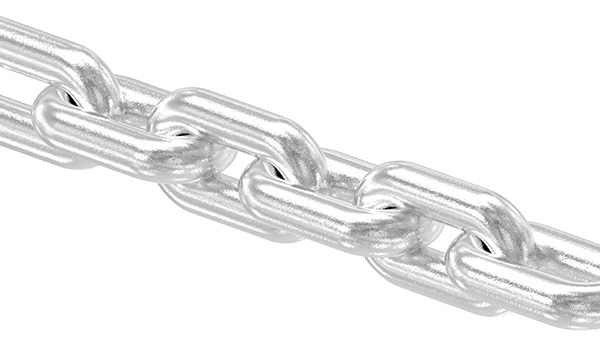 Edelstahlkette V4A Ø 10 mm DIN 766 kurzgliedrig-88.11101100010